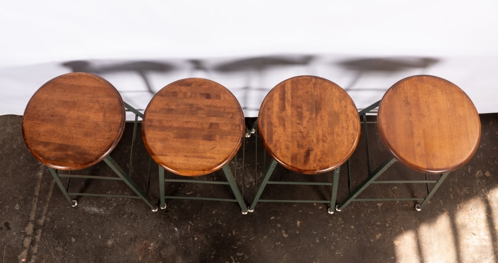 SET OF 4 POLLARD CHICAGO BARSTOOLS - 4
