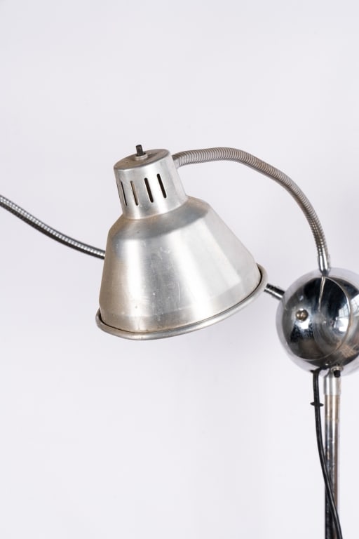 MID-CENTURY GOOSENECK ROLLING FLOOR LAMP - 5