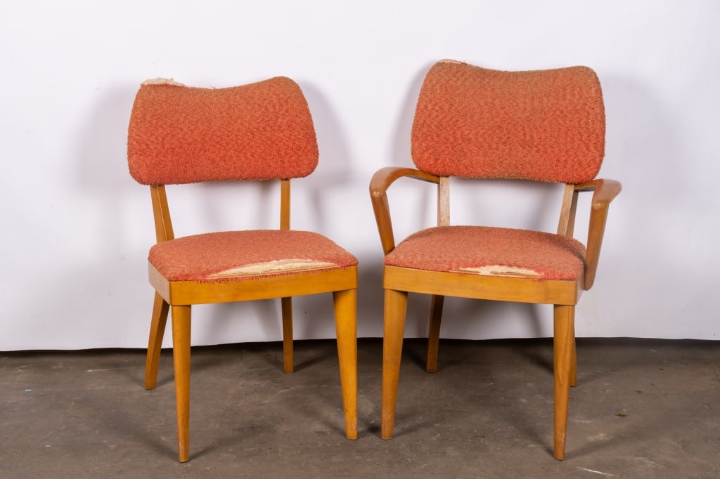 SET OF 6 HEYWOOD WAKEFIELD CHAIRS - 2