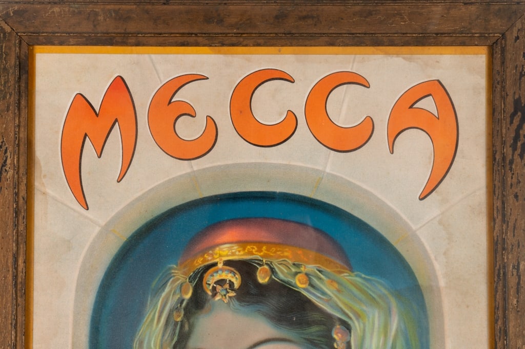 ORIGINAL MECCA CIGARETTES ADVERTISING POSTER - 3