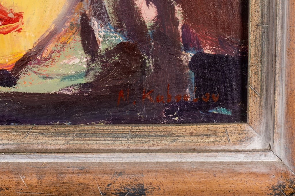 MURAT KABOULOV, ABSTRACT PORTRAIT OF A LADY, O/C - 4