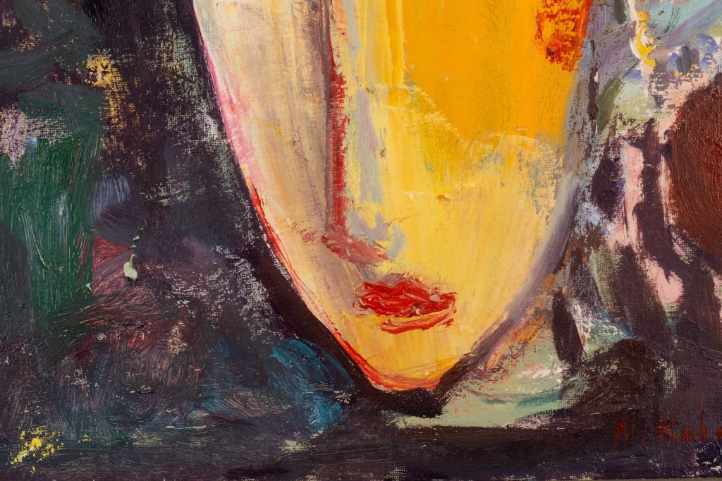 MURAT KABOULOV, ABSTRACT PORTRAIT OF A LADY, O/C - 8