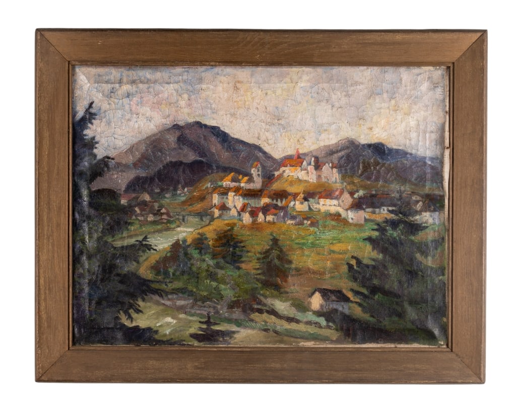 LANDSCAPE, OIL ON CANVAS (1 of 8)