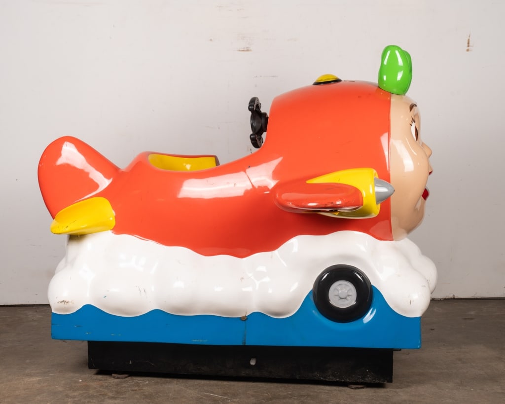ORANGE JAY JAY THE JET COIN OPERATED KIDDIE RIDE - 6