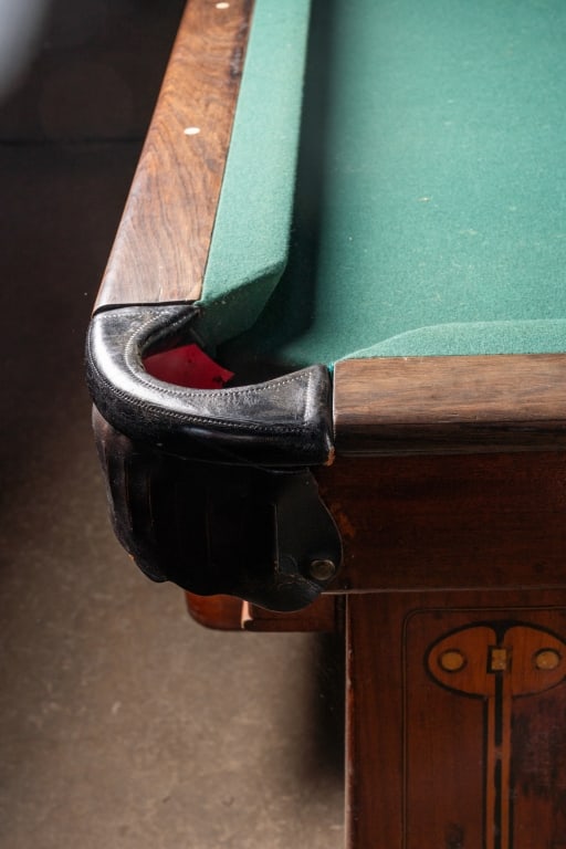 ARTS & CRAFTS BRUNSWICK-BALKE-COLLENDER POOL TABLE - 10