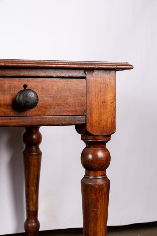 19TH C. ENGLISH MAHOGANY LIBRARY TABLE/DESK - 6