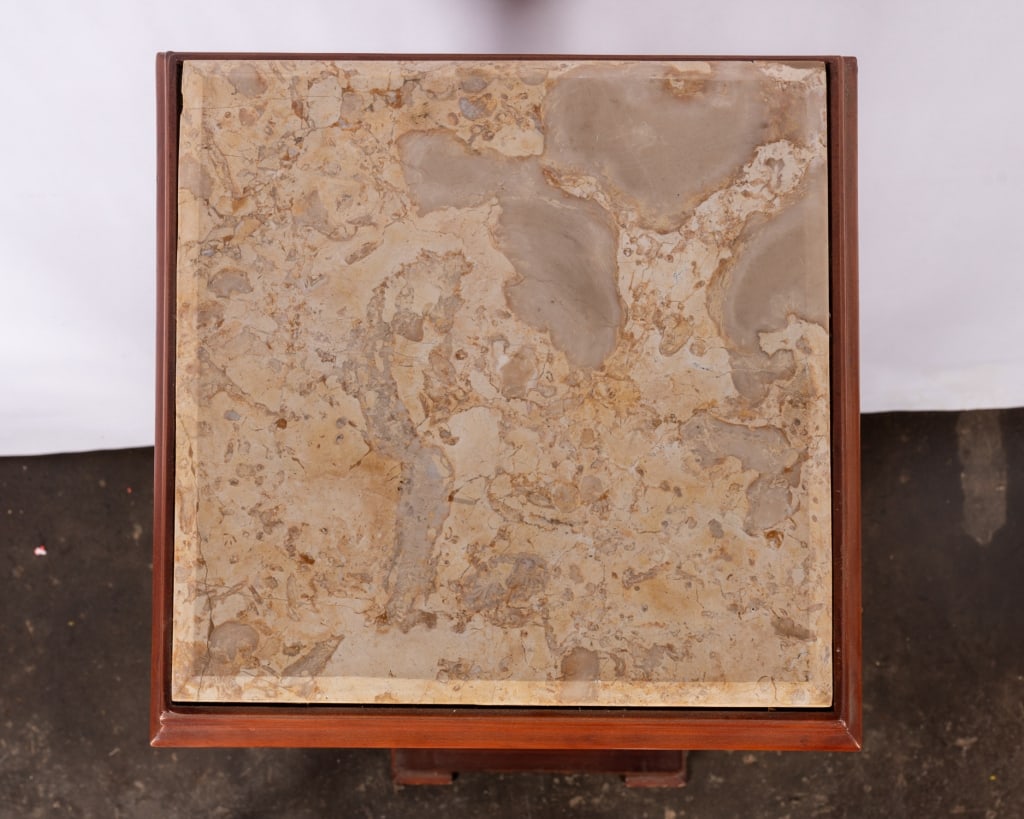 PAIR OF ART DECO MARBLE TOP PEDESTALS - 5