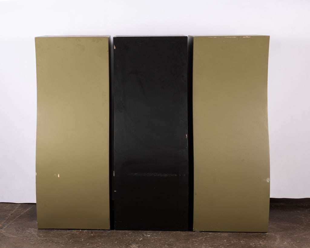 THREE CURVED COLUMNS/STANDS - 2