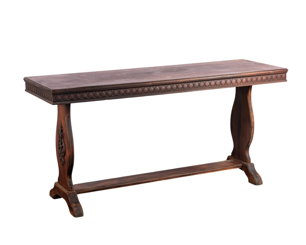 JACOBEAN STYLE CARVED CONSOLE TABLE (1 of 6)