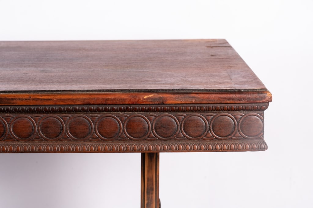 JACOBEAN STYLE CARVED CONSOLE TABLE - 3