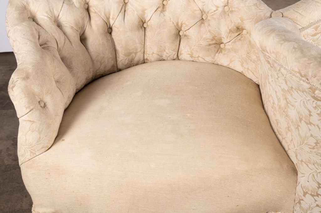 VICTORIAN STYLE TETE-A-TETE CONVERSATIONAL SOFA - 5
