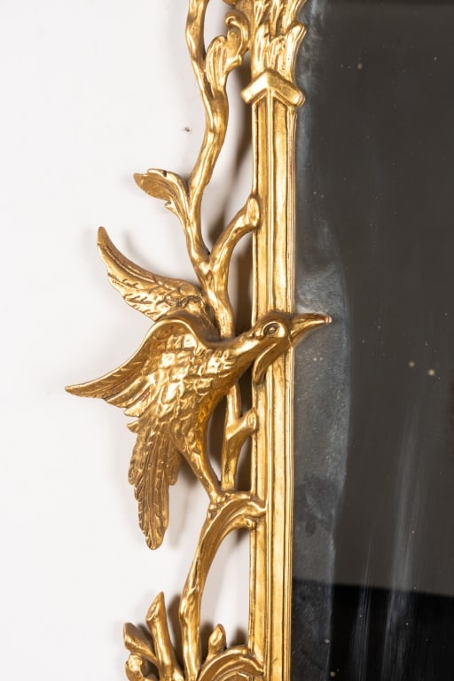 CHINOISERIE GILT WALL MIRROR - 3