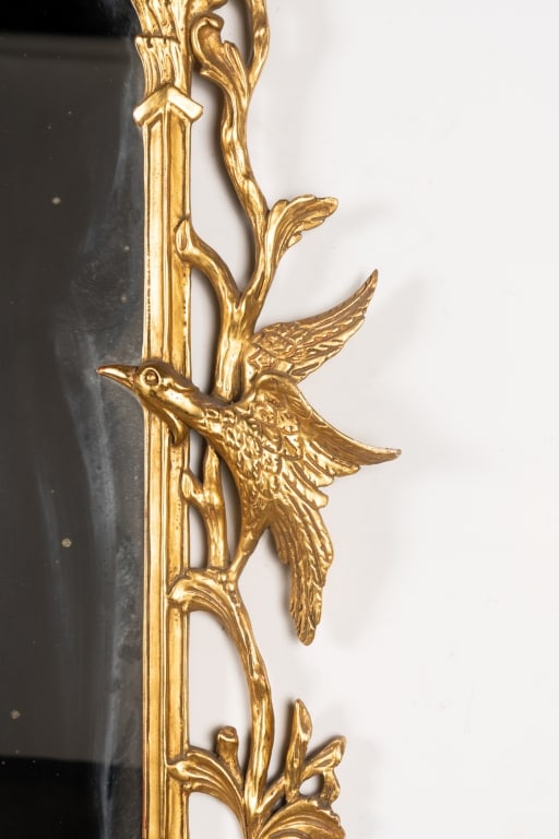 CHINOISERIE GILT WALL MIRROR - 4