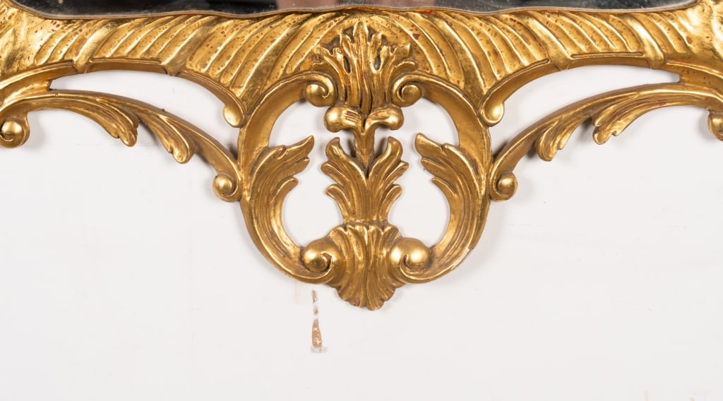 CHINOISERIE GILT WALL MIRROR - 5
