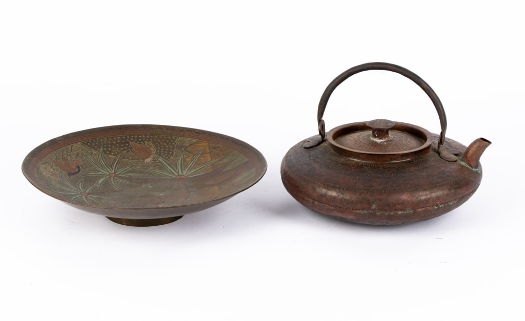 COLLECTION OF CENTRAL ASIAN BRASS ITEMS - 5