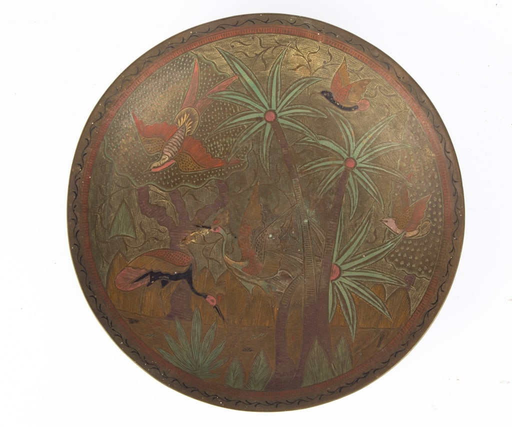 COLLECTION OF CENTRAL ASIAN BRASS ITEMS - 7