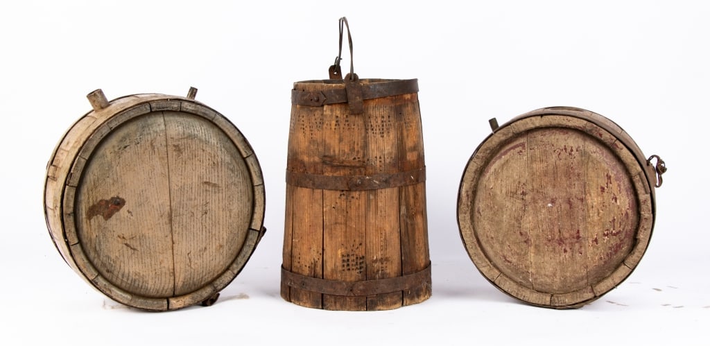 CHINESE PRIMITIVE CANTEEN VESSELS - 2