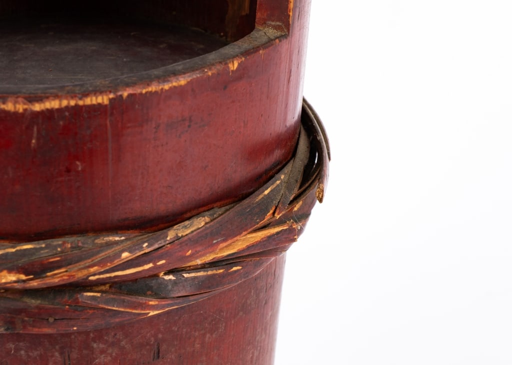 ANTIQUE CHINESE WATER BUCKET - 6