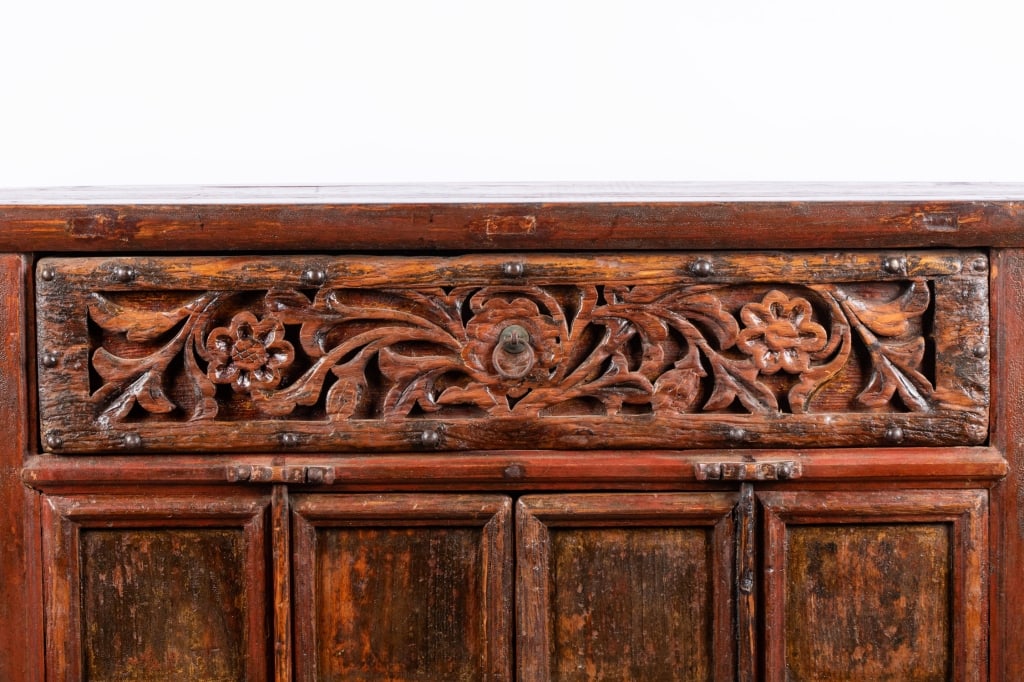 LATE QING MAHOGANY CHINESE ALTAR CONSOLE TABLE - 3