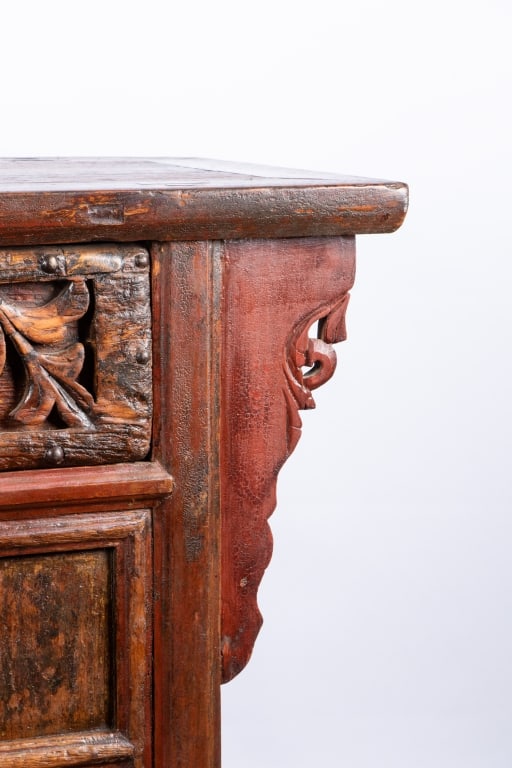 LATE QING MAHOGANY CHINESE ALTAR CONSOLE TABLE - 5