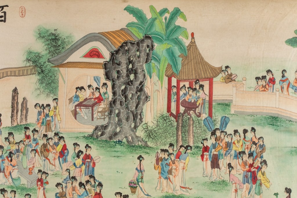100 BEAUTIES, WATERCOLOR ON SILK - 4