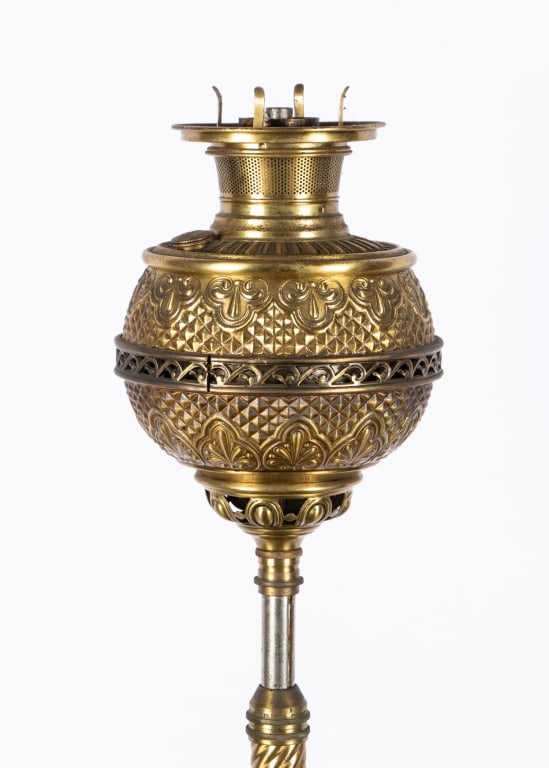 VICTORIAN BRADLEY & HUBBARD BRASS FLOOR LAMP - 7