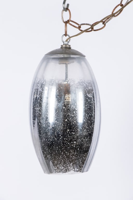 MCM SILVER TONE PENDANT LIGHT - 2
