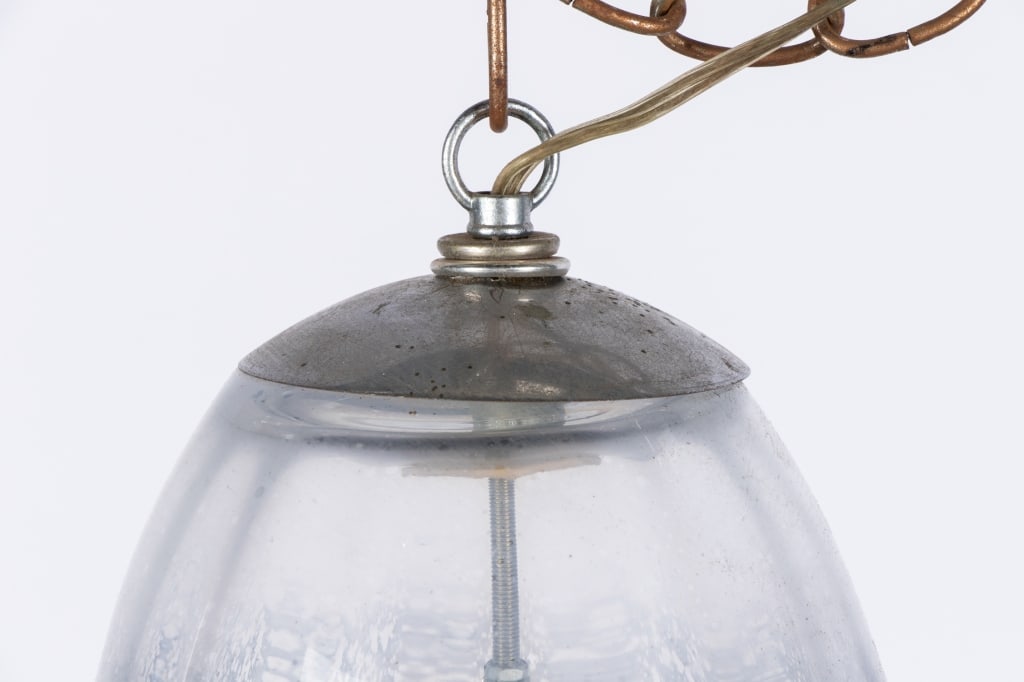 MCM SILVER TONE PENDANT LIGHT - 3