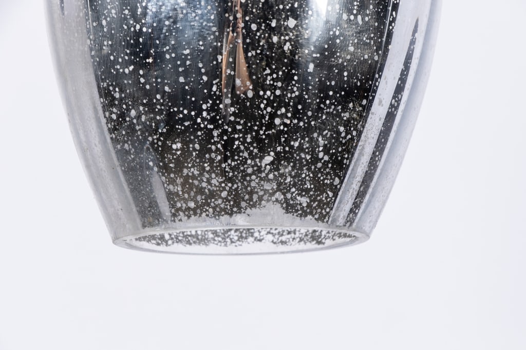 MCM SILVER TONE PENDANT LIGHT - 5