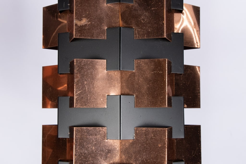 MCM HOLM SORENSEN BLACK & COPPER PENDANT LIGHTS - 9