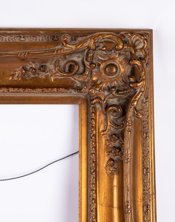 LARGE RECTANGULAR GILTWOOD PICTURE FRAME - 4