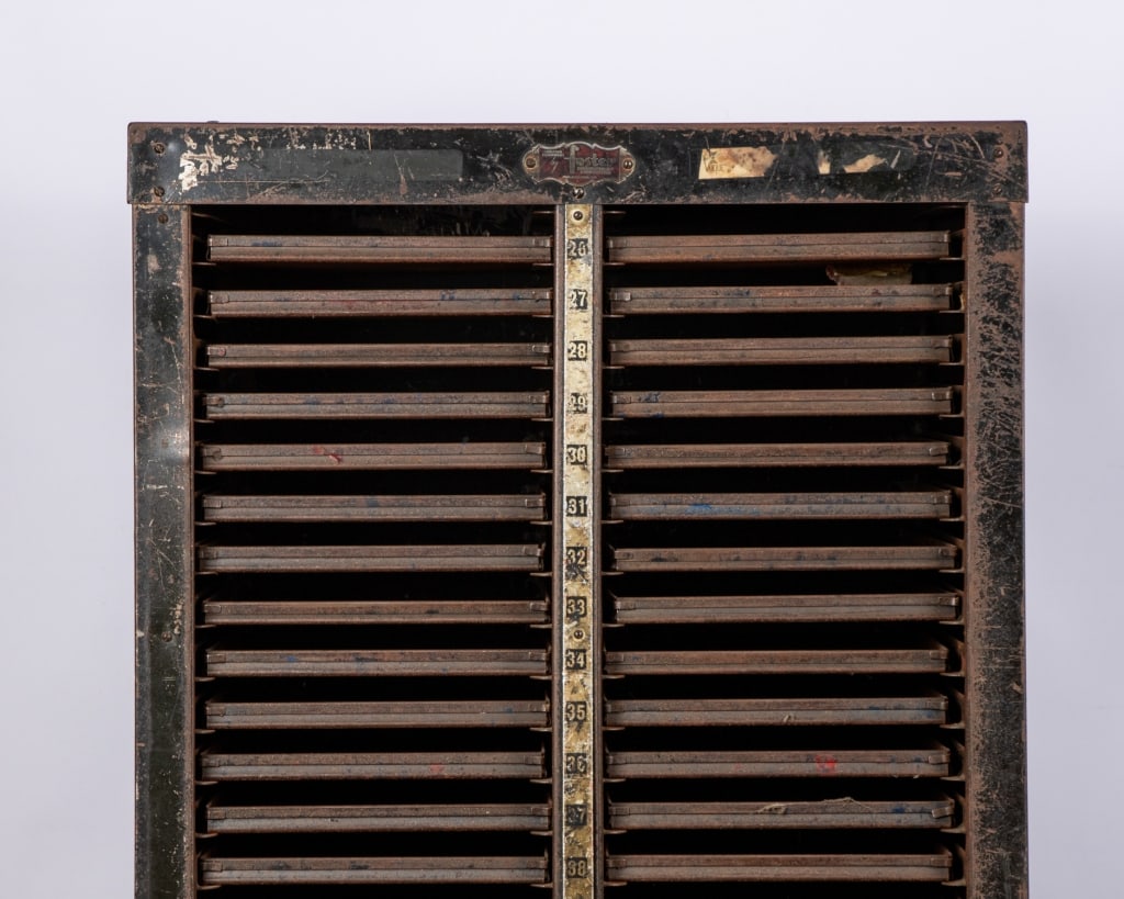FOSTER METAL TYPESET TRAY CABINET - 2