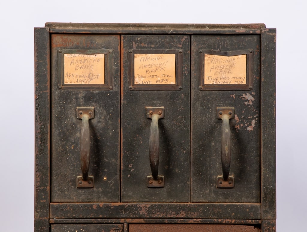 VINTAGE INDUSTRIAL CABINET - 3