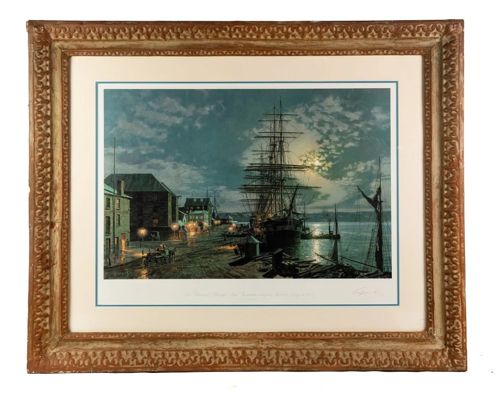 JOHN STOBART, BLACKWALL PASSENGER SHIP, LITHOGRAPH (1 of 8)