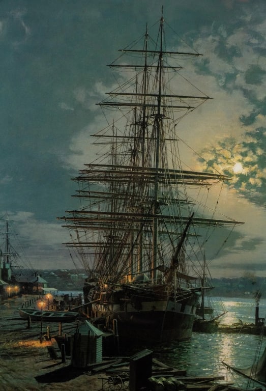 JOHN STOBART, BLACKWALL PASSENGER SHIP, LITHOGRAPH - 6