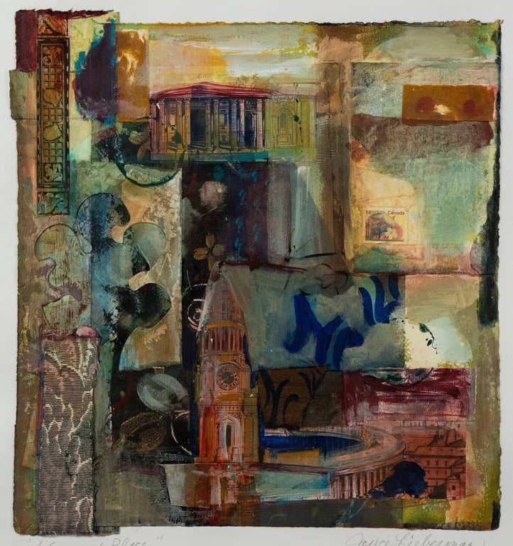 JOYCE LIEBERMAN 'A SENSE OF PEACE' MIXED MEDIA - 3