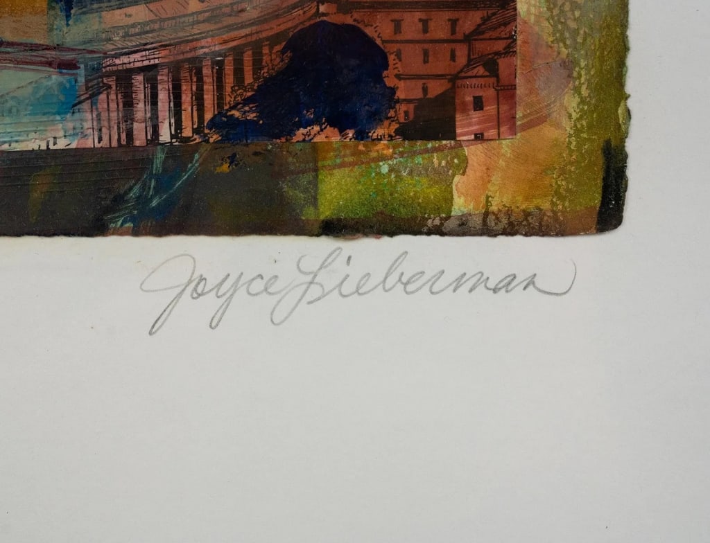 JOYCE LIEBERMAN 'A SENSE OF PEACE' MIXED MEDIA - 4