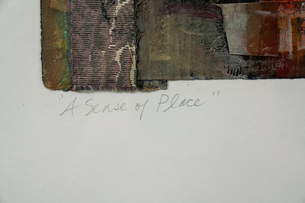 JOYCE LIEBERMAN 'A SENSE OF PEACE' MIXED MEDIA - 5