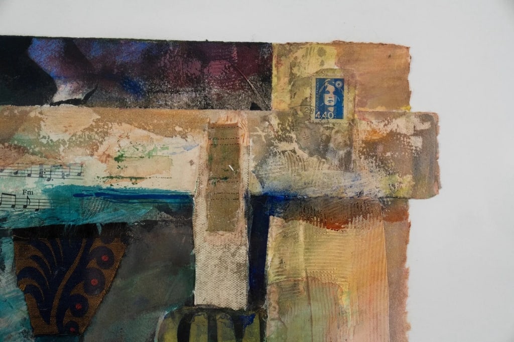 JOYCE LIEBERMAN 'NATURAL AMPHITHEATER' MIXED MEDIA - 9