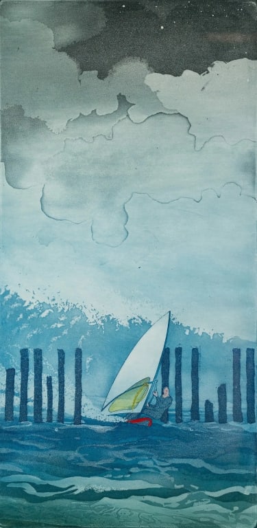 THREE SJOERD BAKKER LITHOGRAPHS - 5