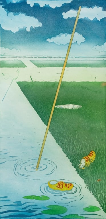 THREE SJOERD BAKKER LITHOGRAPHS - 8