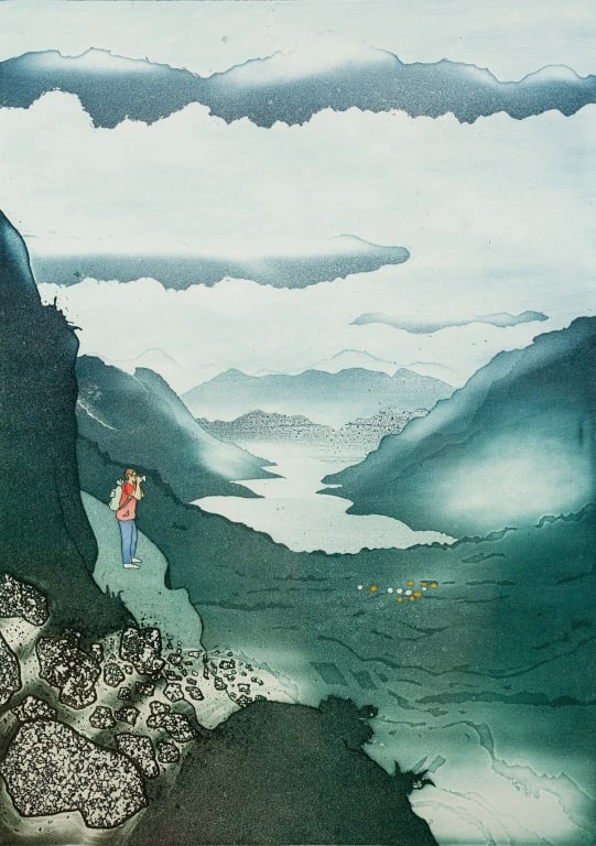 THREE SJOERD BAKKER LITHOGRAPHS - 5