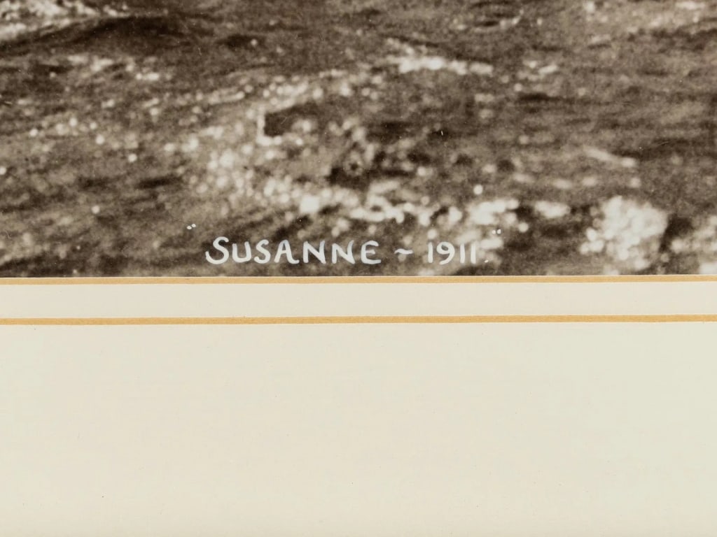 BEKEN OF COWES 'SUZANNE' 1911 NAUTICAL PHOTOGRAPH - 6