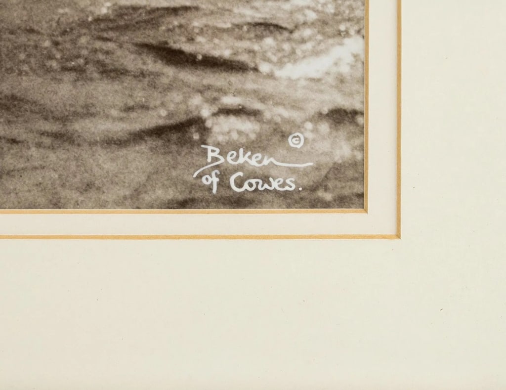 BEKEN OF COWES 'SUZANNE' 1911 NAUTICAL PHOTOGRAPH - 7