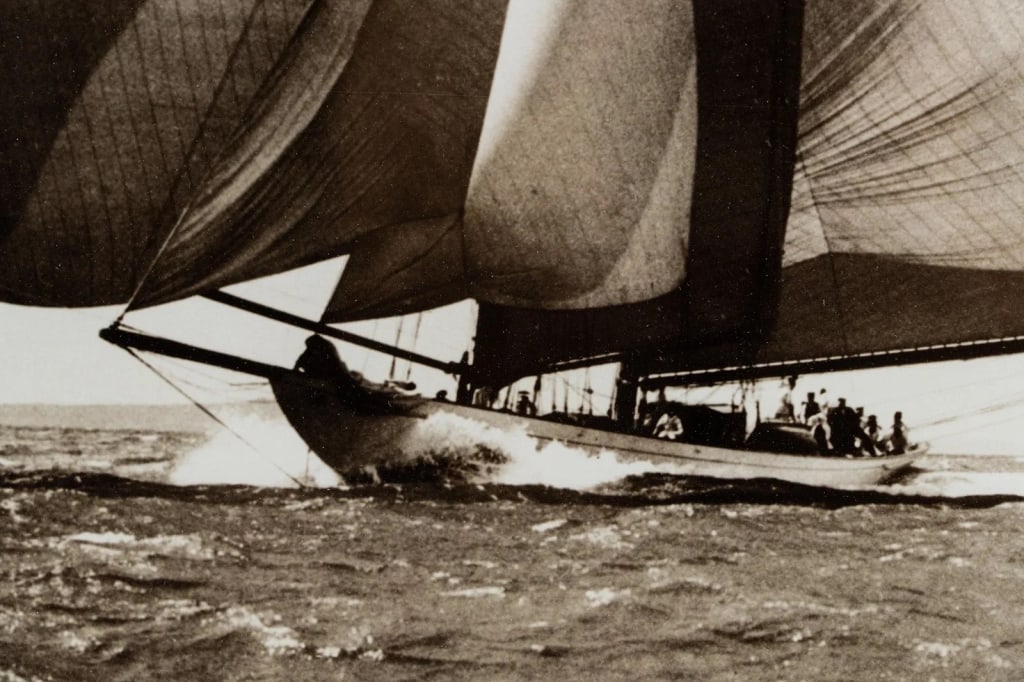 BEKEN OF COWES 'SUZANNE' 1911 NAUTICAL PHOTOGRAPH - 9