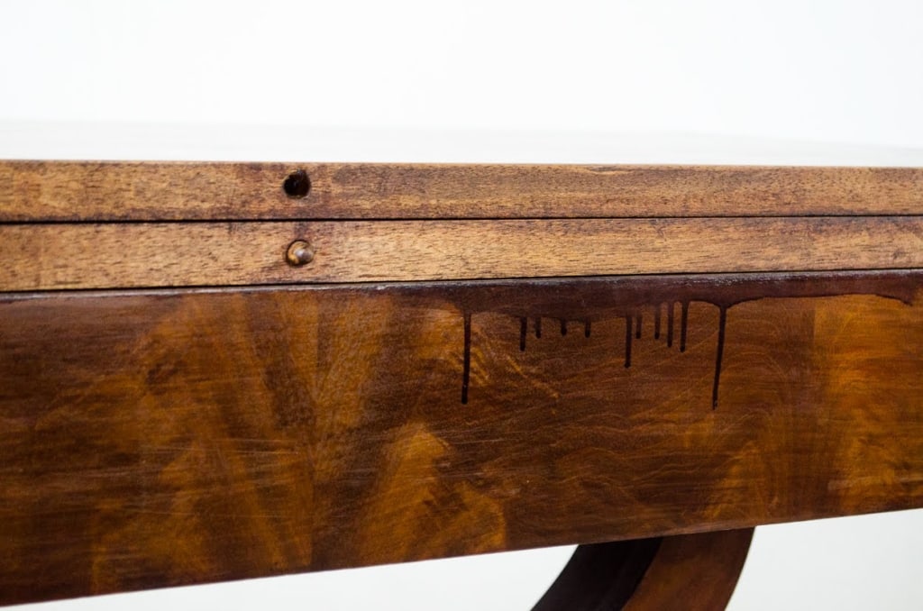 19TH C. MAHOGANY BURLWOOD OCCASIONAL TABLE - 15
