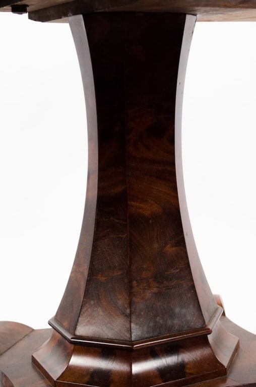 BIEDERMEIER STYLE BURLWOOD OCCASIONAL TABLE - 10