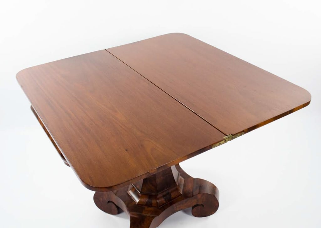 BIEDERMEIER STYLE BURLWOOD OCCASIONAL TABLE - 7