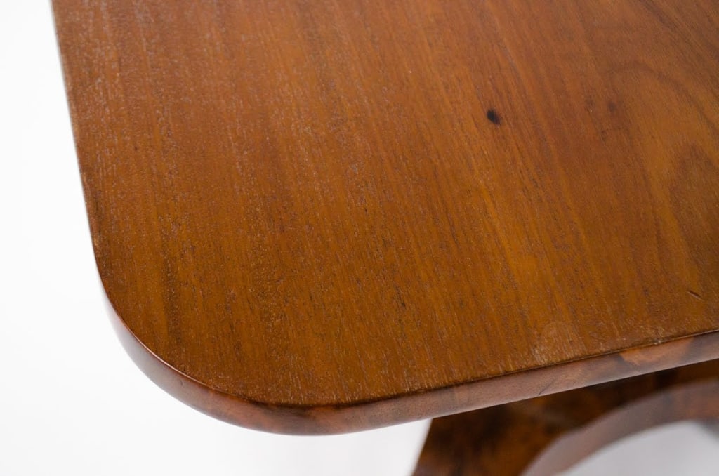 BIEDERMEIER STYLE BURLWOOD OCCASIONAL TABLE - 8