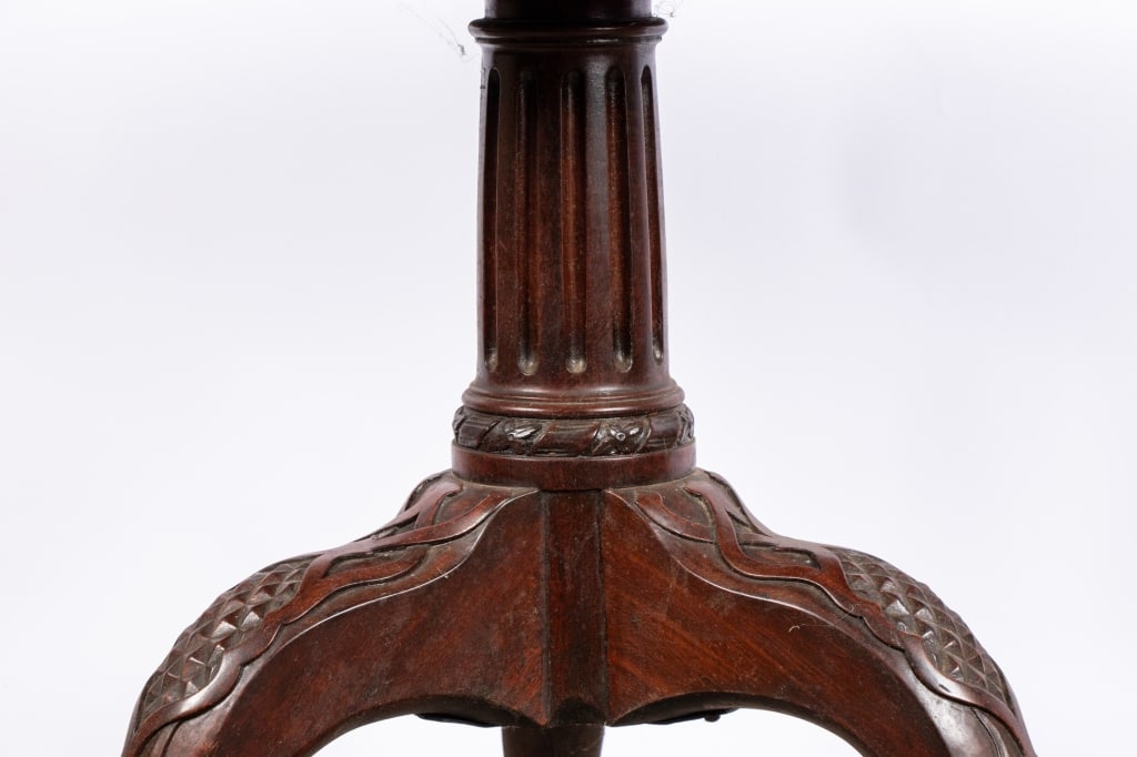 ENGLISH 3 TIER WALNUT DUMBWAITER - 5